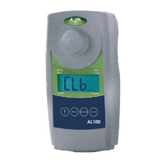 Aqualytic MD 100 AL 100 Bedienungsanleitung