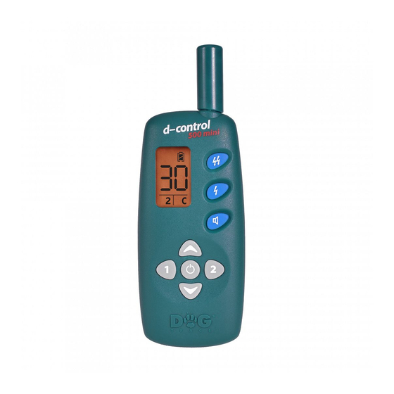 DOGTrace d-control 500 mini Gebrauchsanweisung