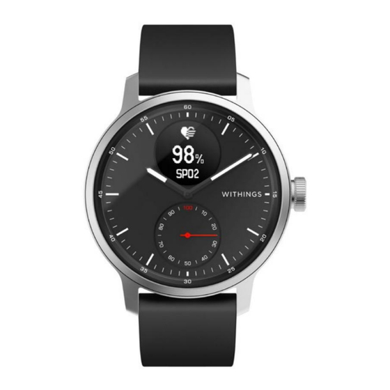 Withings ScanWatch Einbau- Und Betriebsanleitung