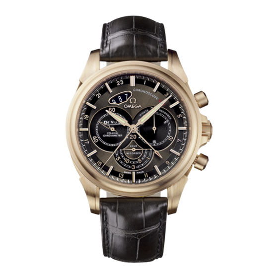 Omega DE VILLE Kurzanleitung