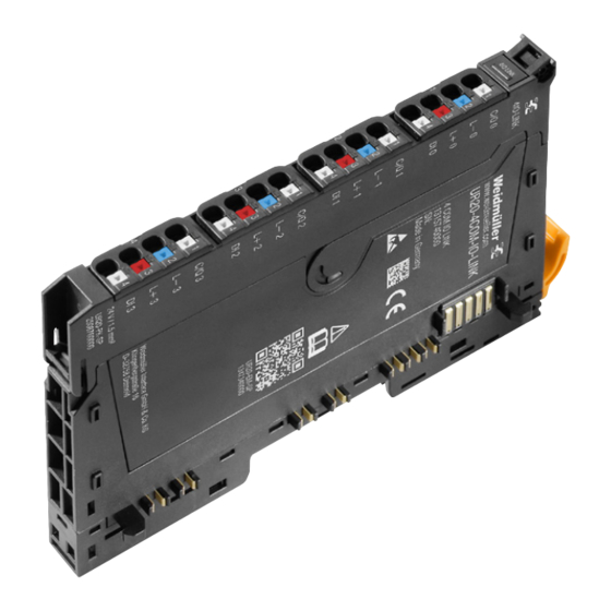 Weidmuller UR20-4COM-IO-Link Handbuch