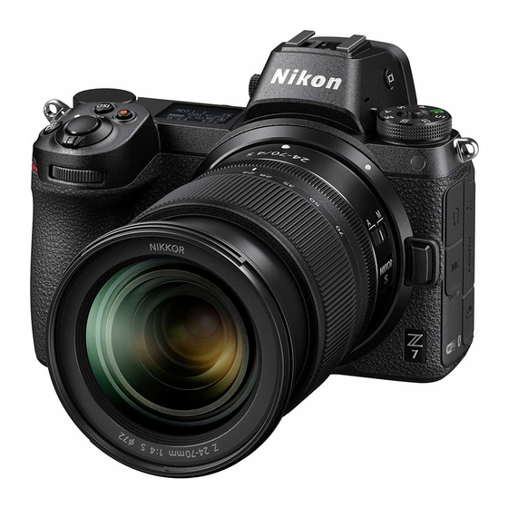 Nikon Z7 Referenzhandbuch