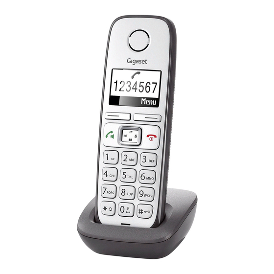 Gigaset E310H Handbücher