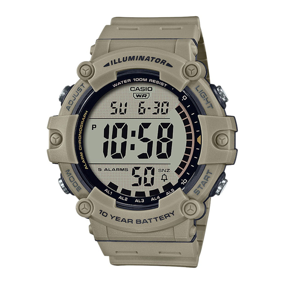 Casio 3502 Bedienerführung