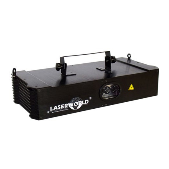 Laserworld CS-1000 3D RGB Bedienungsanleitung