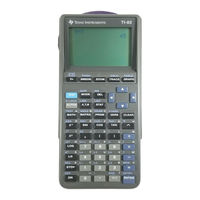 Texas Instruments TI-82 STATS Handbuch