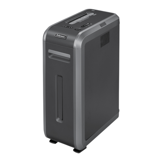 Fellowes POWERSHRED 125Ci Bedienungsanleitung