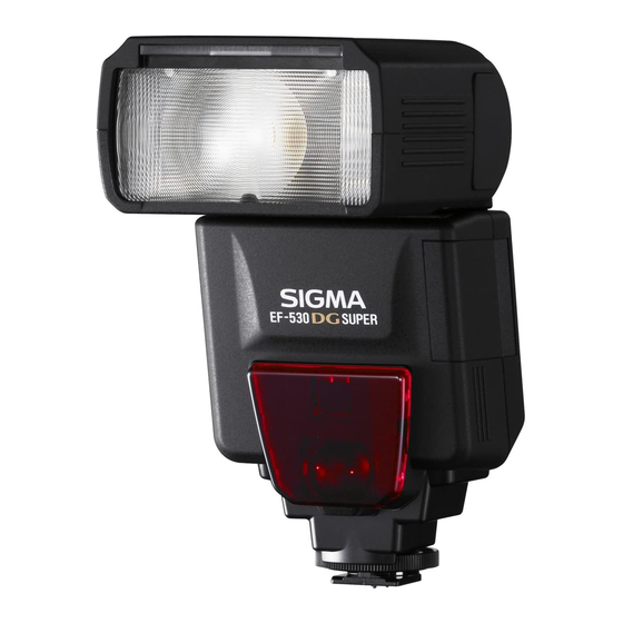 Sigma EF-530 DG SUPER Bedienungsanleitung