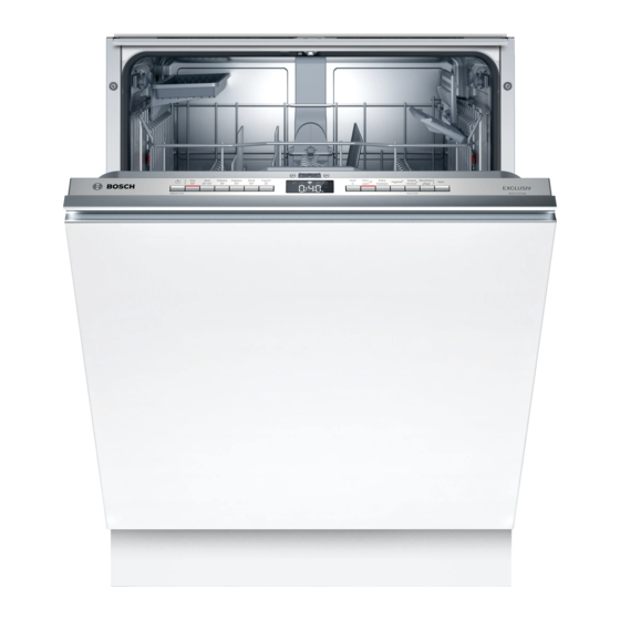 Bosch SMV4HBX00D Gebrauchsanleitung