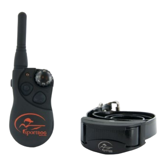 SportDOG SportTrainer SD-825E Gebrauchsanweisung