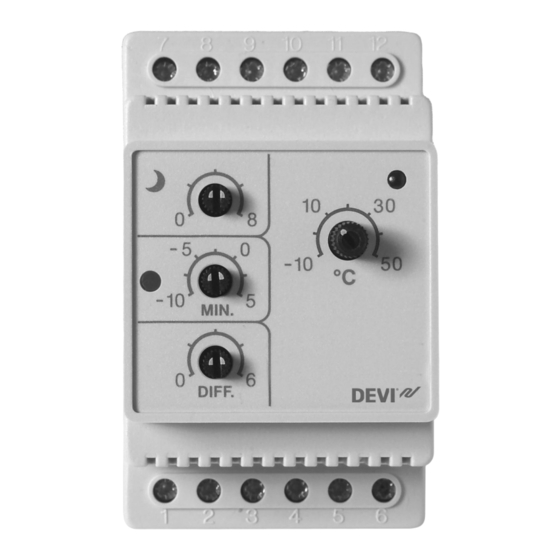 DEVI reg 316 Installationshandbuch