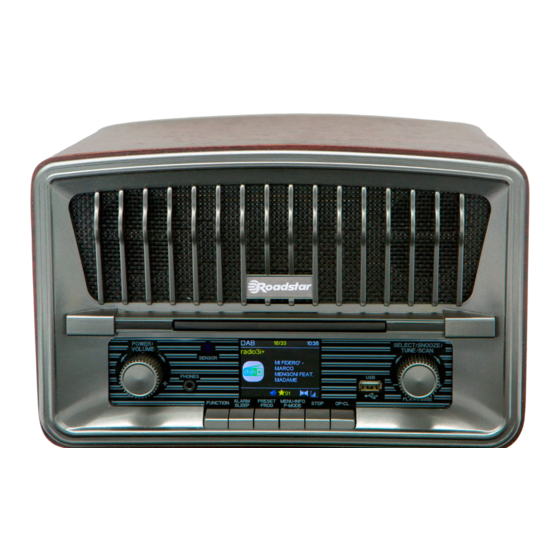 Roadstar HRA-270CD+BT Bedienungsanleitung