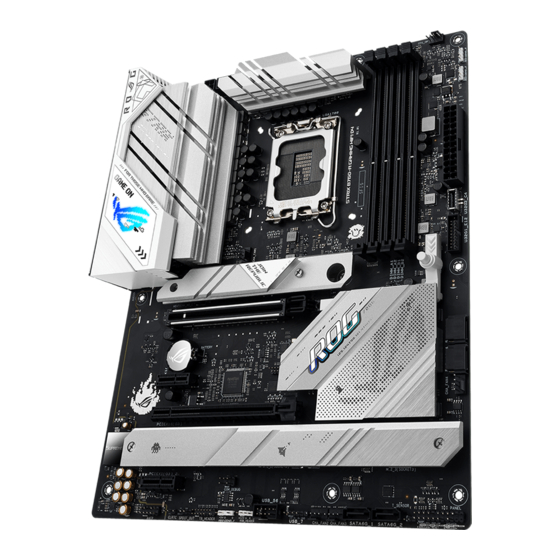 Asus ROG STRIX B760-A GAMING WIFI Bedienungsanleitung
