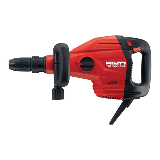Hilti TE 700-AVR Original Bedienungsanleitung