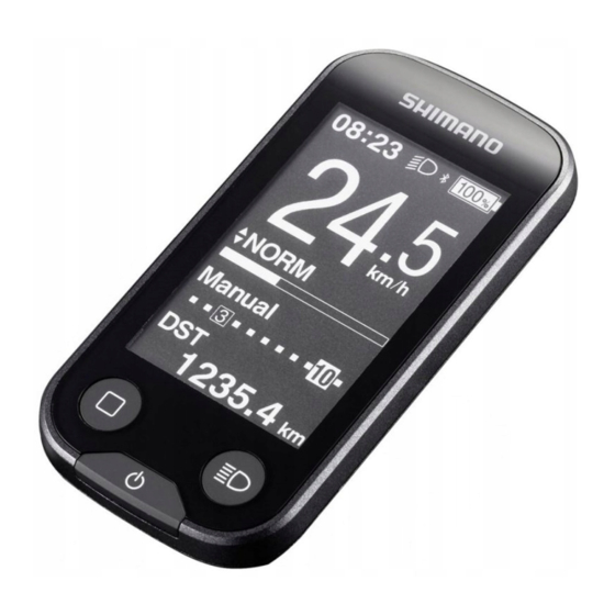 Shimano STEPS E6100 Serie Gebrauchsanweisung