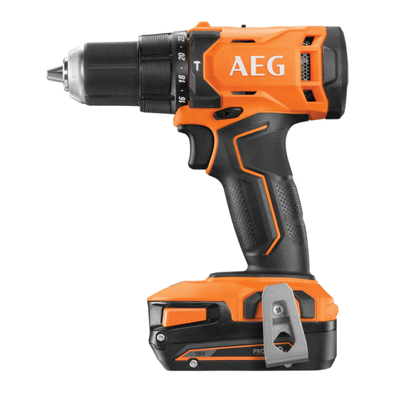 AEG BSB18G4-0 Originalbetriebsanleitung