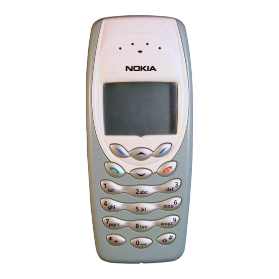 Nokia  3410 Bedienungsanleitung