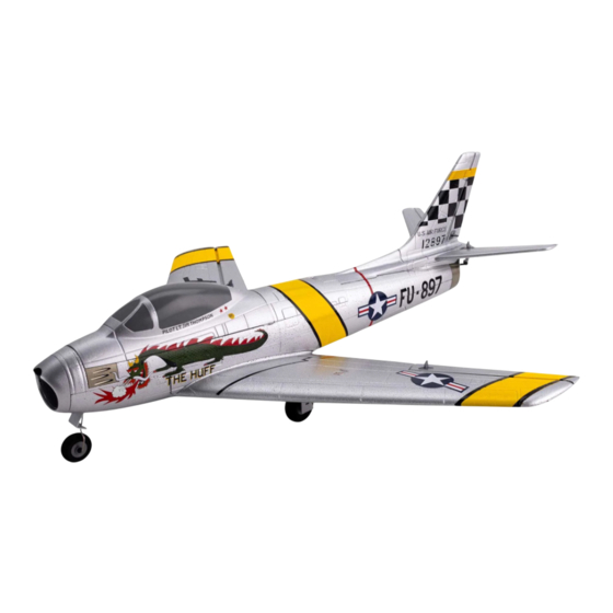 Horizon Hobby E-flite UMX F-86 Sabre 30mm EDF Bedienungsanleitung