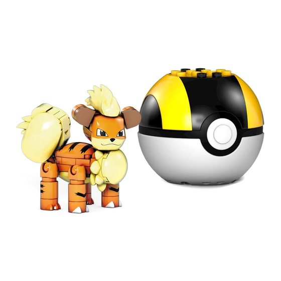Mega Construx Pokemon wonder builders Growlithe Bedienungsanleitung