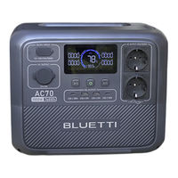 Bluetti AC70 Benutzerhandbuch
