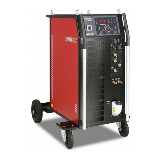 EWM TETRIX 351 AC/DC CLASSIC activArc Betriebsanleitung