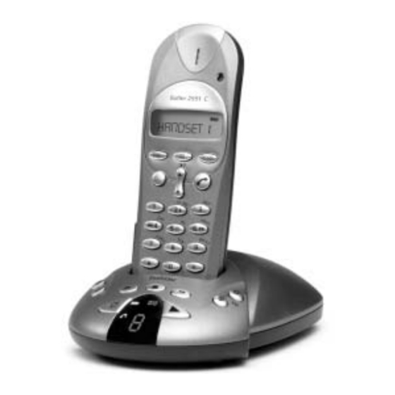 Topcom BUTLER 2551 DELUXE Bedienungsanleitung