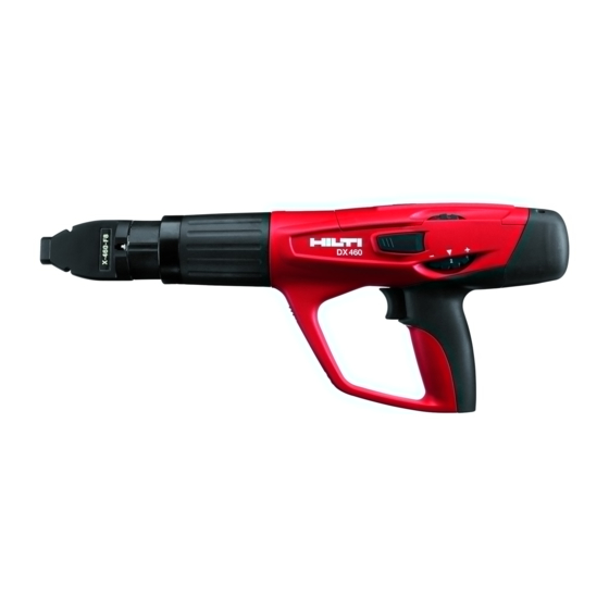 Hilti DX 460 Bedienungsanleitung