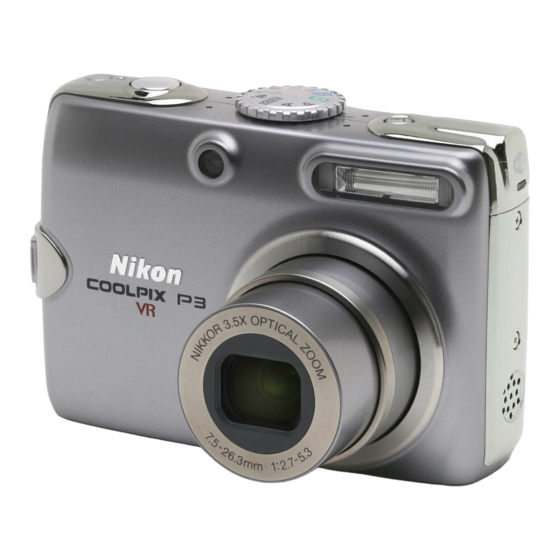 Nikon coolpix P3 Handbuch