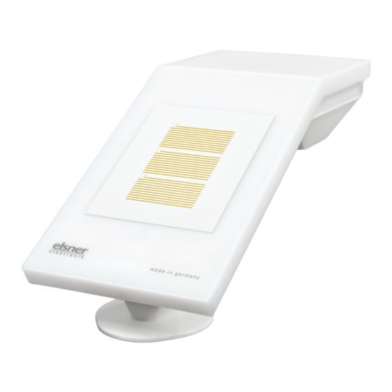 Elsner Suntracer KNX sl basic Installationshinweise