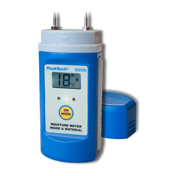 PeakTech 5200 Bedienungsanleitung