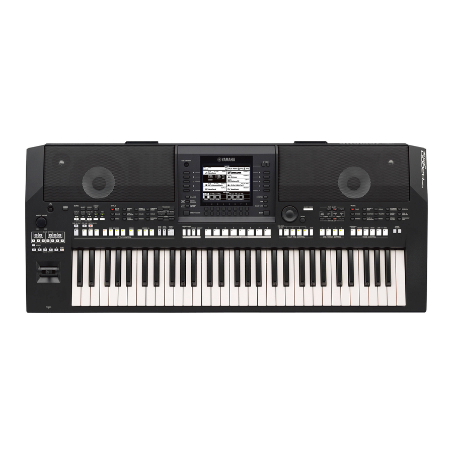 Yamaha PSR-A2000 Bedienungsanleitung