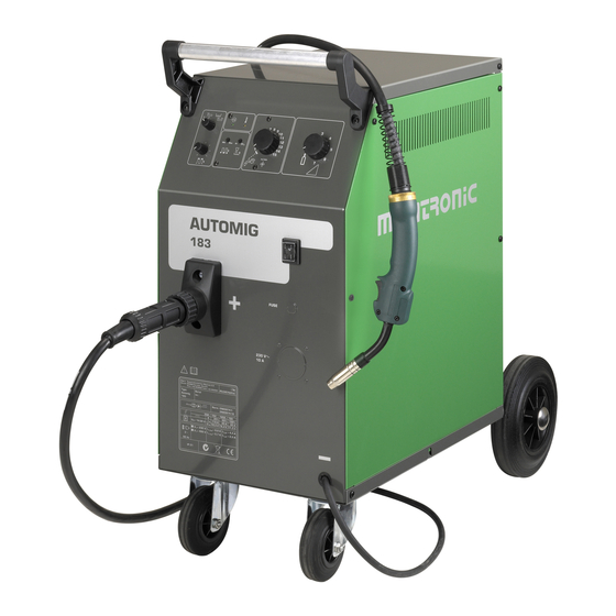 Migatronic Automig 181 Betriebsanleitung