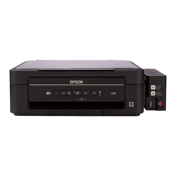 Epson L355 Erste Schritte