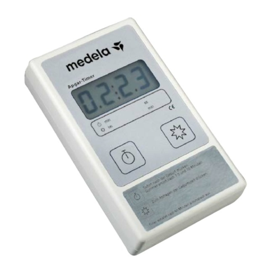 Medela Apgar Timer Gebrauchsanweisung