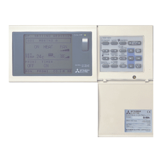Mitsubishi Electric G-50A Installationshandbuch