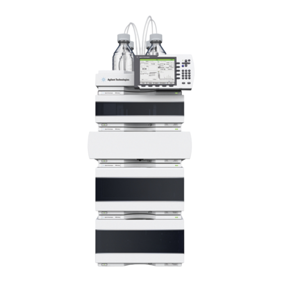 AGILENT TECHNOLOGIES 1290 INFINITY BENUTZERHANDBUCH PdfHerunterladen