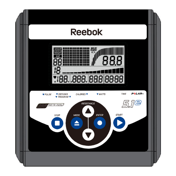 Reebok Computer 5.1e Bedienungsanleitung