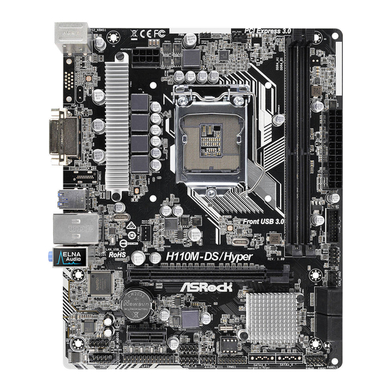 ASROCK H110M-DS/Hyper Handbuch
