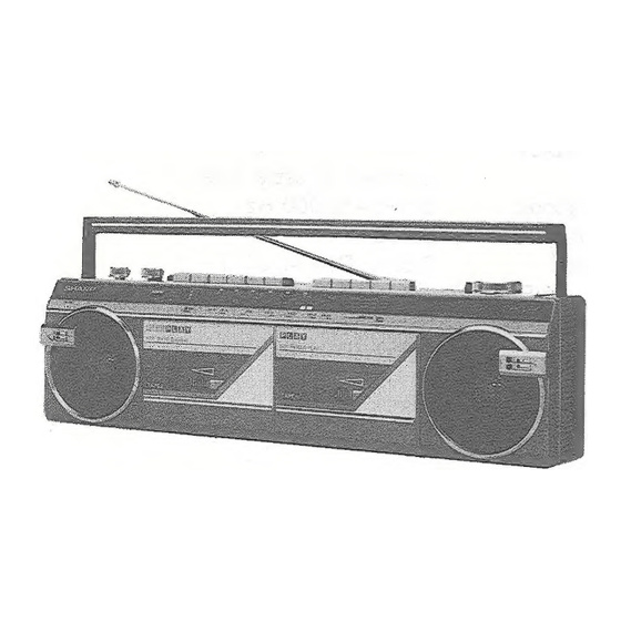 Sharp WQ-272H Serviceanleitung