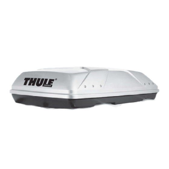 Thule X1 Gebrauchsanweisung