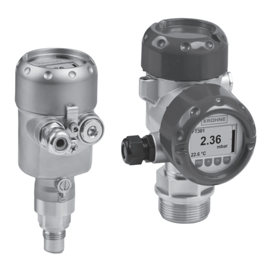 KROHNE OPTIBAR 5060 Zusatzanleitung