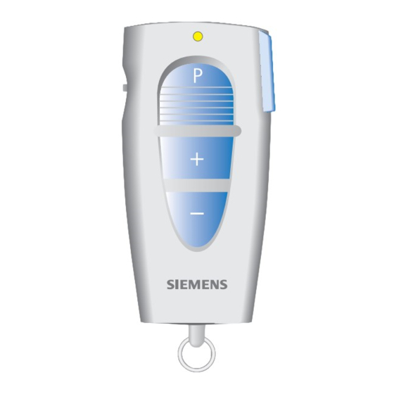 Siemens ProPocket Bedienungsanleitung