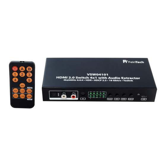 FeinTech VSW04101 Bedienungsanleitung