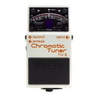 Boss Chromatic Tuner TU-2 Bedienungsanleitung