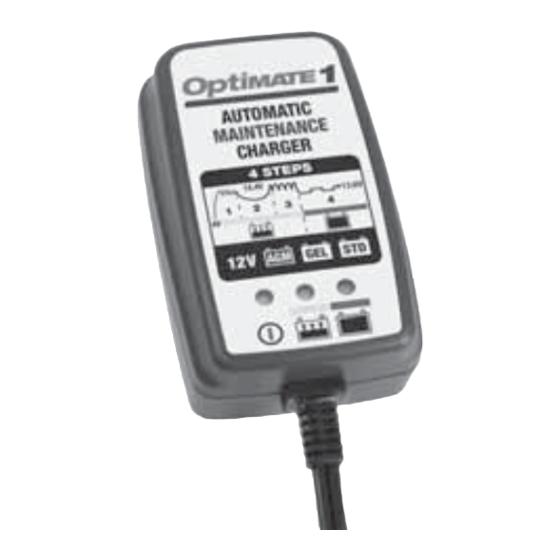 Tecmate Optimate 1+ Anwendungsvorschriften