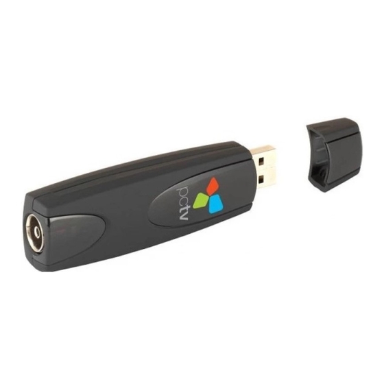 Pinnacle PCTV Quatro Stick Handbücher