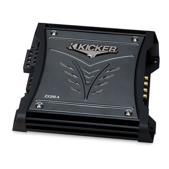 Kicker ZX200.4 Benutzerhandbuch