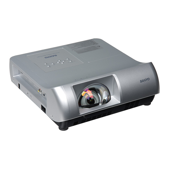 Sanyo PLC-WL2503A Bedienungsanleitung