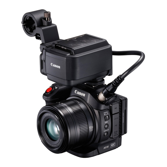 Canon XC15 Bedienungsanleitung