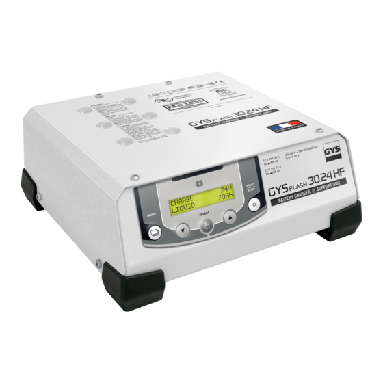 GYS GYSFLASH 30-24 HF Bedienungsanleitung